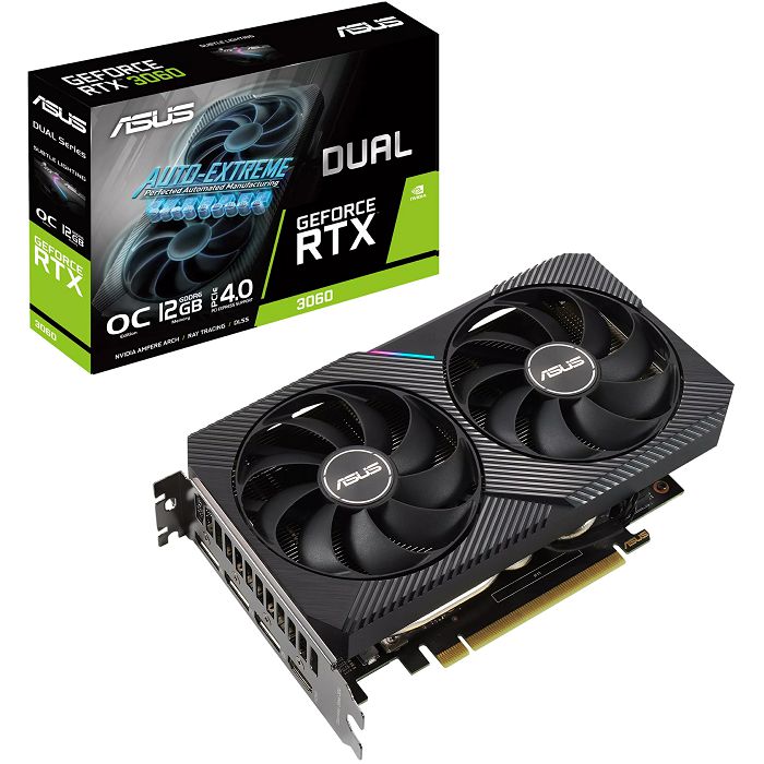 Grafička Asus GeForce RTX3060 Dual OC V2, 12GB GDDR6