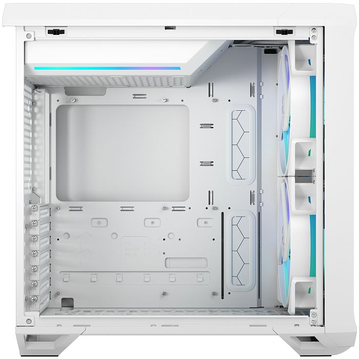 Kućište Fractal Torrent Compact RGB White TG light, Mid tower, kaljeno staklo, bez napajanja, E-ATX, bijelo