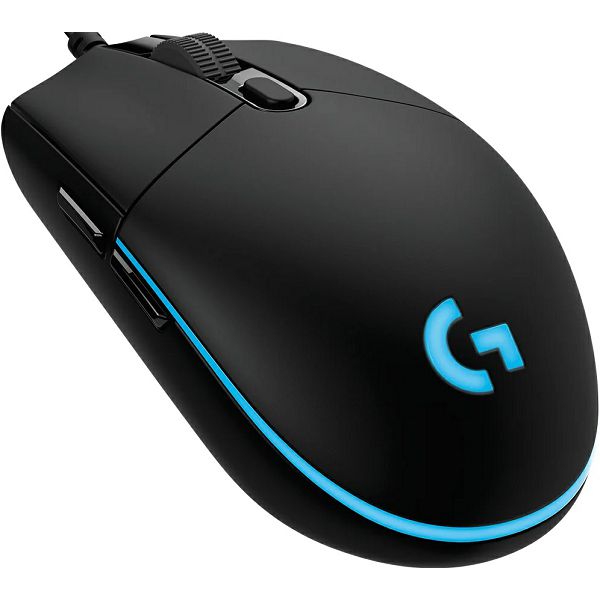 Miš Logitech G Pro Hero, žičani, gaming, 25600DPI, HERO senzor, RGB, crni